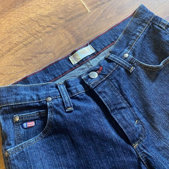 Wrangler Women's Twenty X Relaxed Fit Jeans Blue 7/8 X30 26x30 - Picture 1 of 4